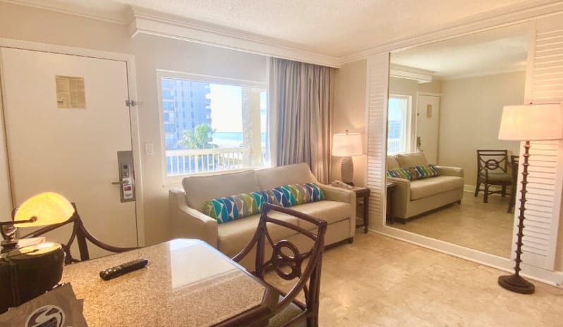 Tradewind Island Grand - Standard Suite Living Room Different View